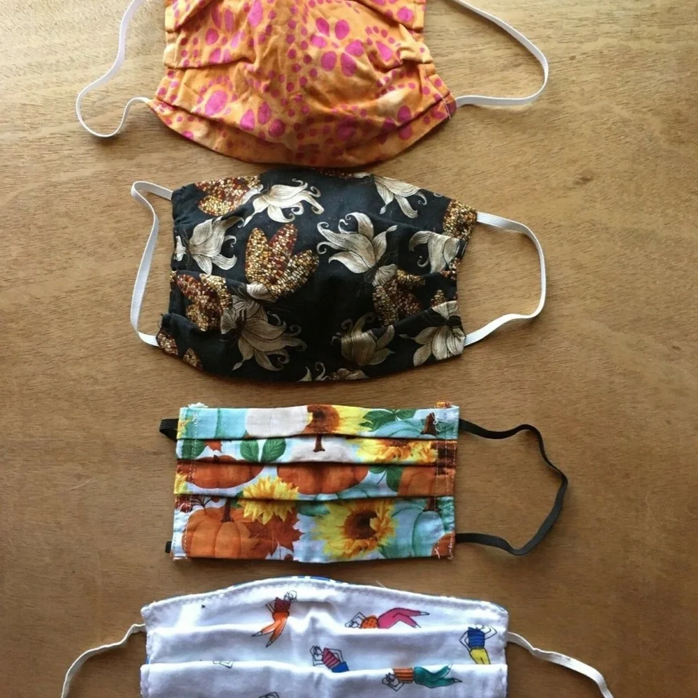 Aunt Fannie's Cleaning Vinegar Wipes (35) & Women's Handmade Face Masks (4)
